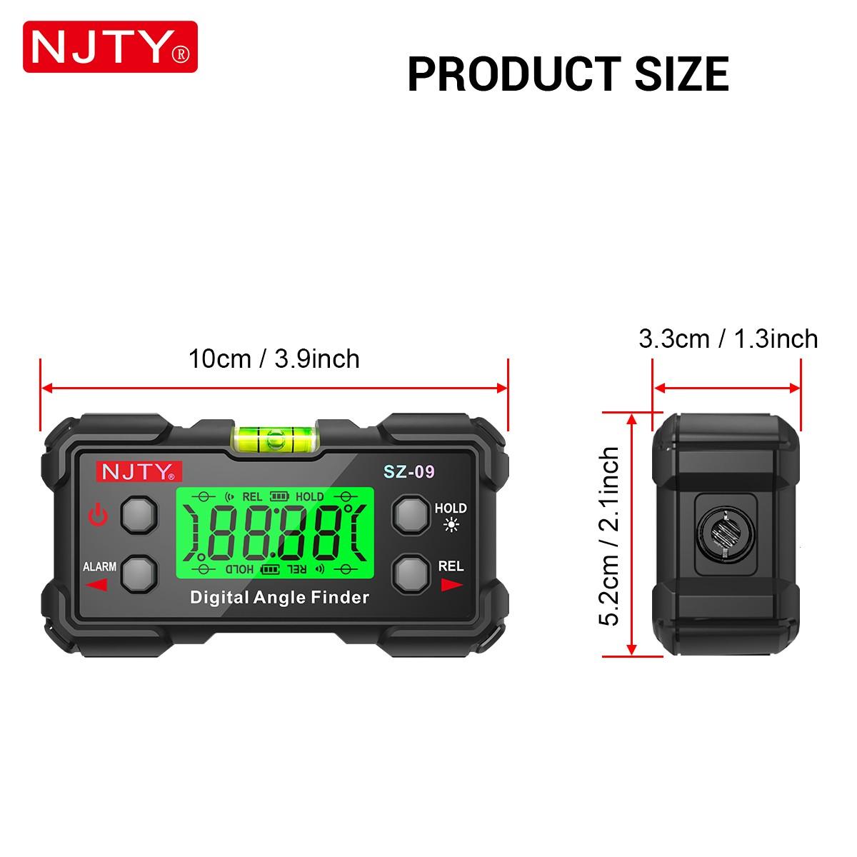 Digital Laser Angle Gauge, High Precision Inclinometer & Level Box with Dual-Side Laser Lines, Adjustable Laser Direction, USB Rechargeable, Ideal for Woodworking, DIY, Home Renovation, Construction, Engineering Tools