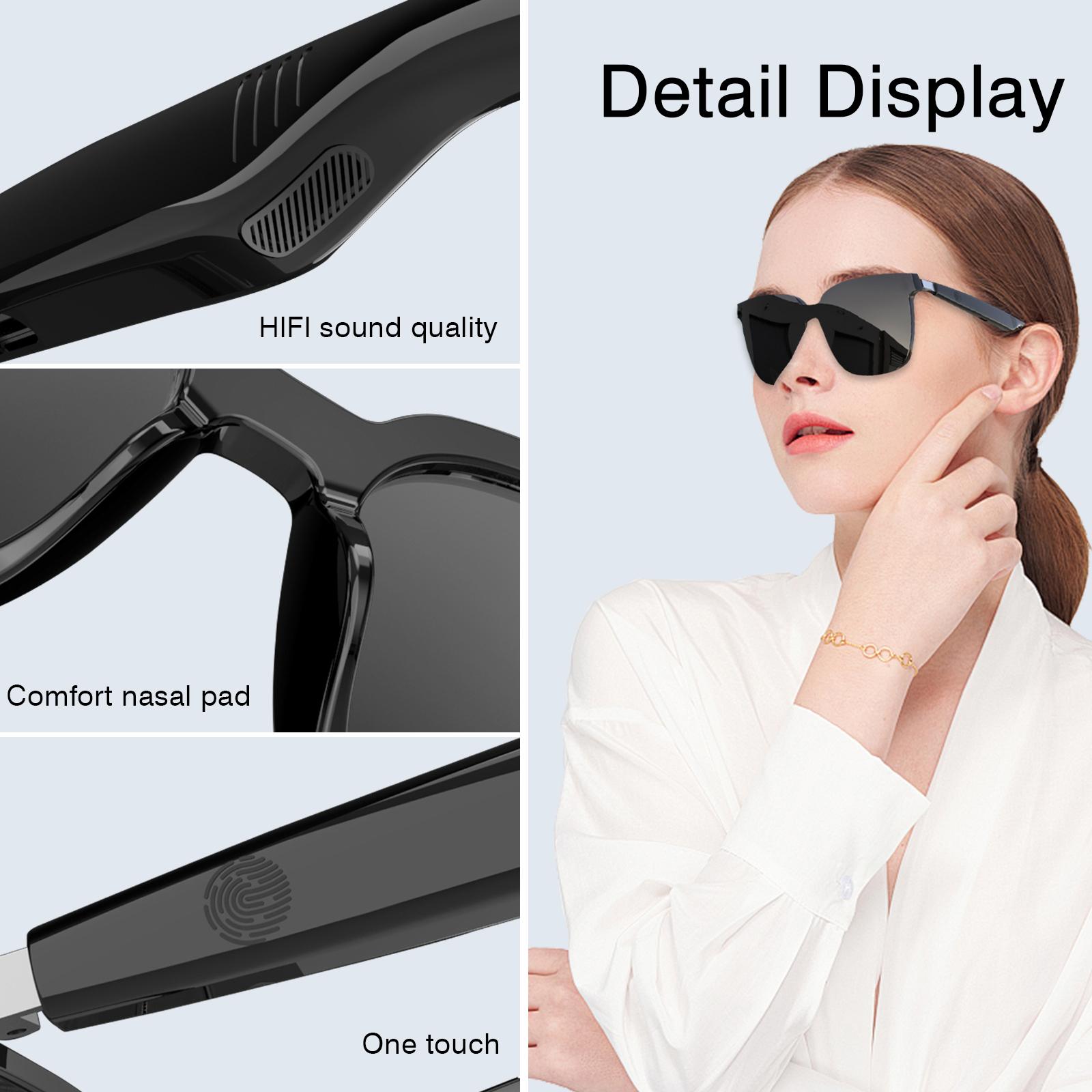 2026 New Wireless Smart Glasses, Multi-Function Wireless Smart Glasses, Stylish and Durable, Driving Glasses, Convenient and Quick, Wearable Smart Glasses, Multifunctional Smart Glasses