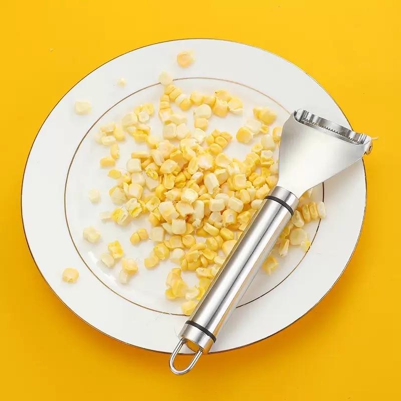Kitchen Home Stainless Steel Corn Kernel Separator Sheller Knife, Quick Grain Separation, Easy Corn Kernel Removal, Universal Size