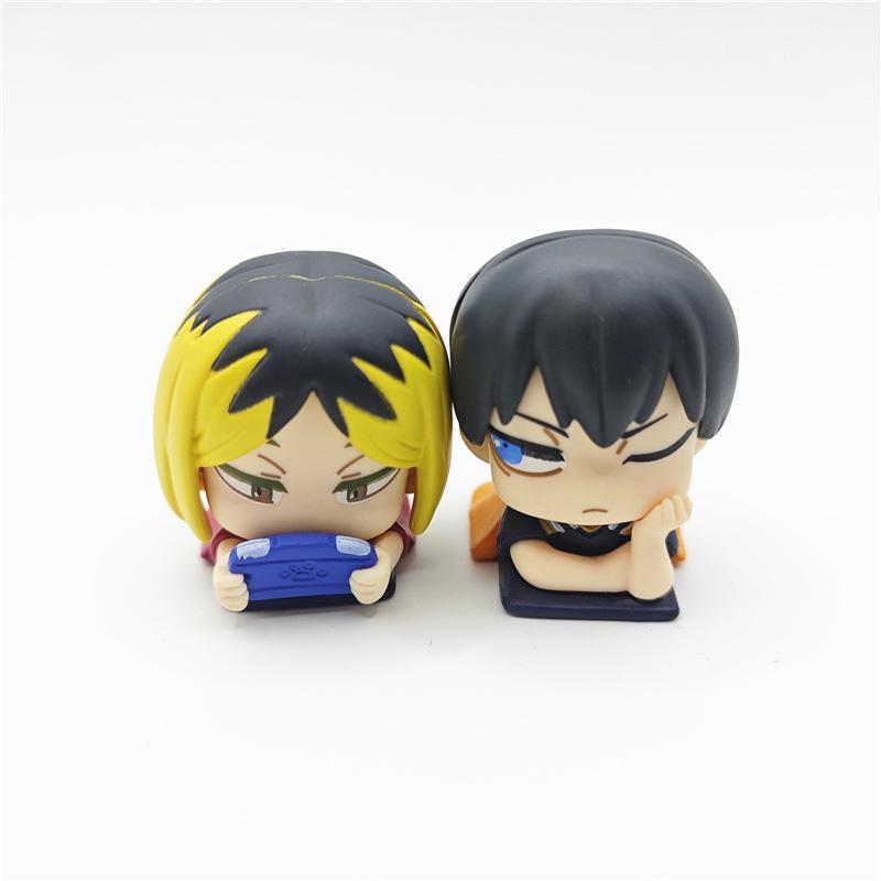 Haikyuu!! Sleep Series Mini Anime Figure Hinata Shoyo Kei Tsukishima Kozume Kenma Tetsurou Kuroo Collectible Model Toys