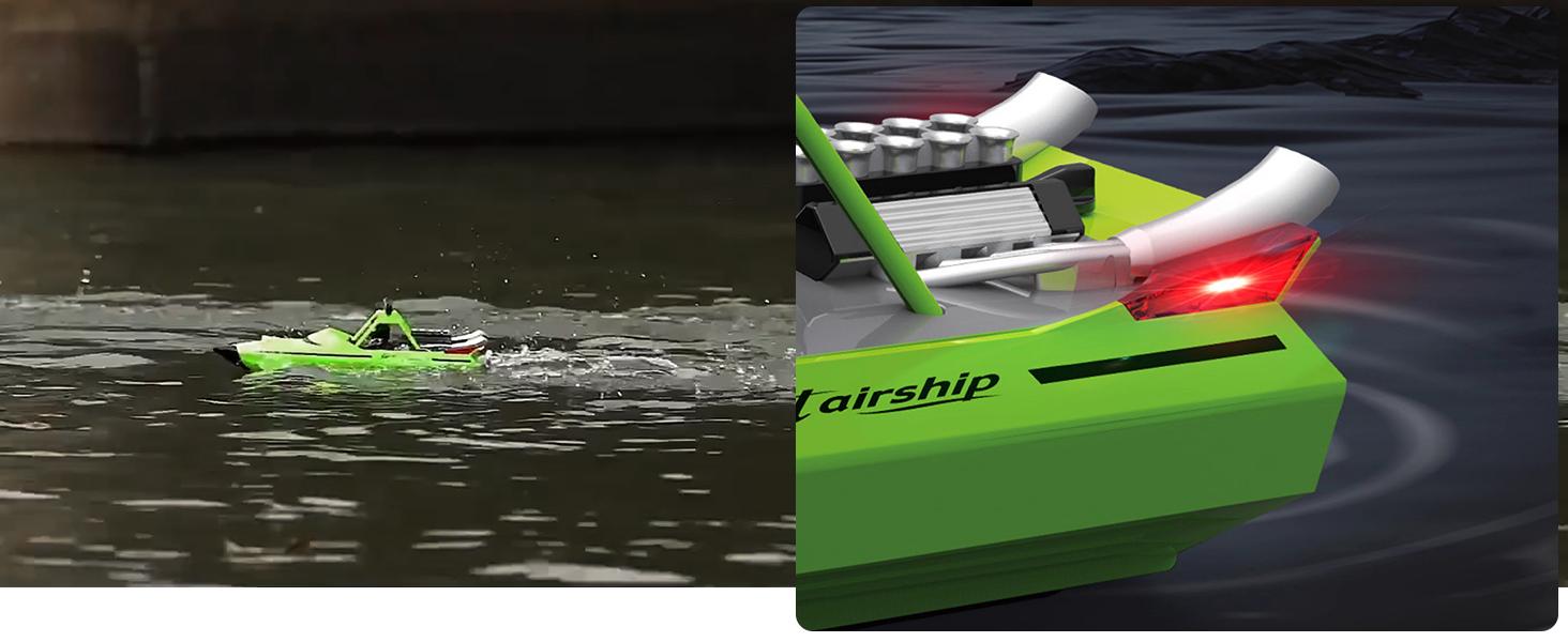 High Speed ARRIS RC Jet Boat, Self-Righting Waterproof Boat with 2 Batteries, Safe Jet Design for Pool & Lake Fun