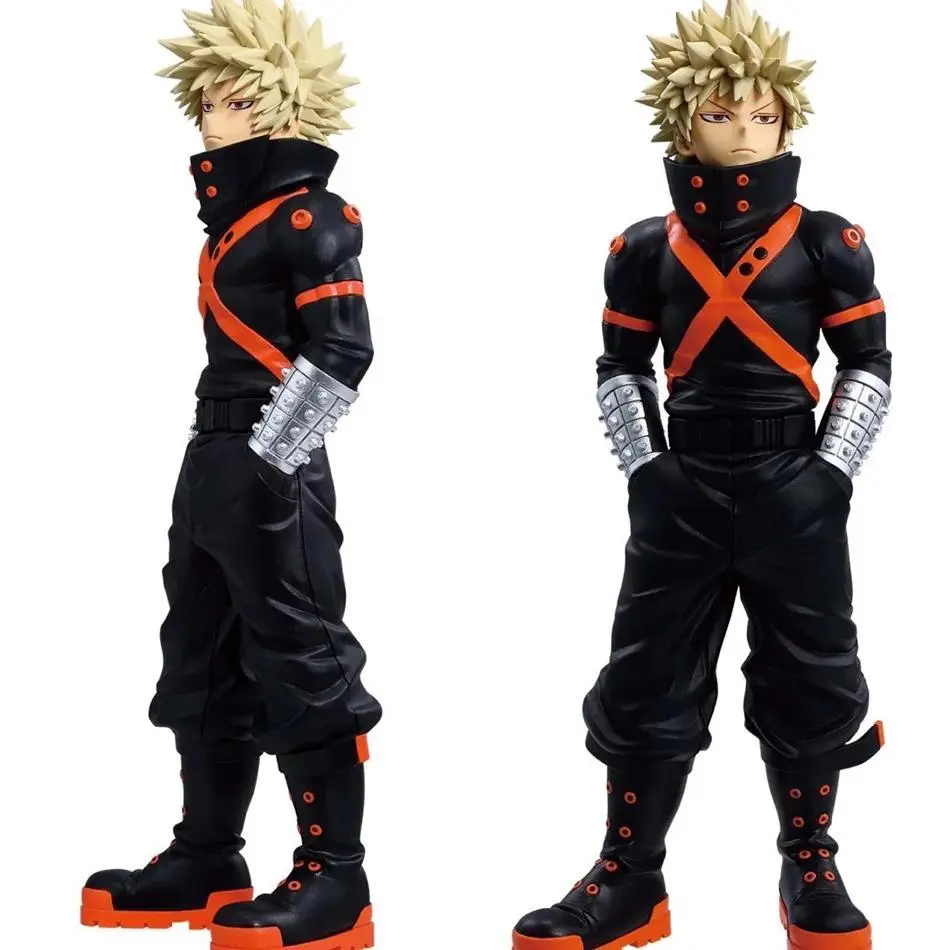 Hot My Hero Academia Bakugou Katsuki Midoriya Izuku Todoroki Shouto Toga Himiko Anime Figure PVC Collectible Model Toys Kid Gift