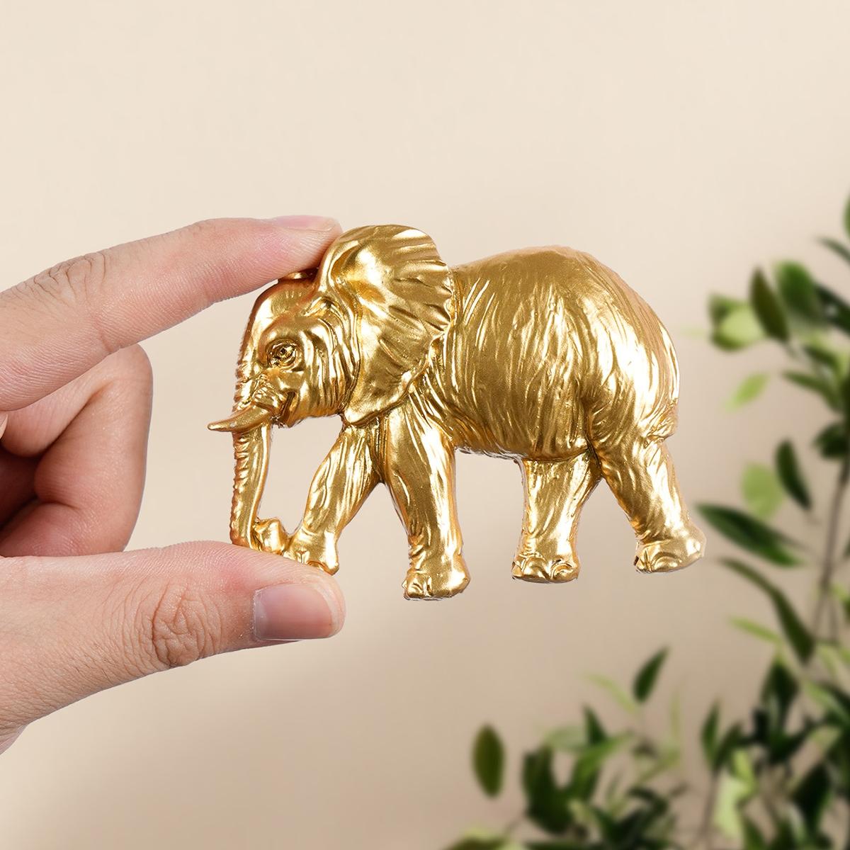 Resin Elephant Head Switch Decor Sticker, Lion Head Switch Decoration Craft, Indoor Wall Art, All Seasons Use