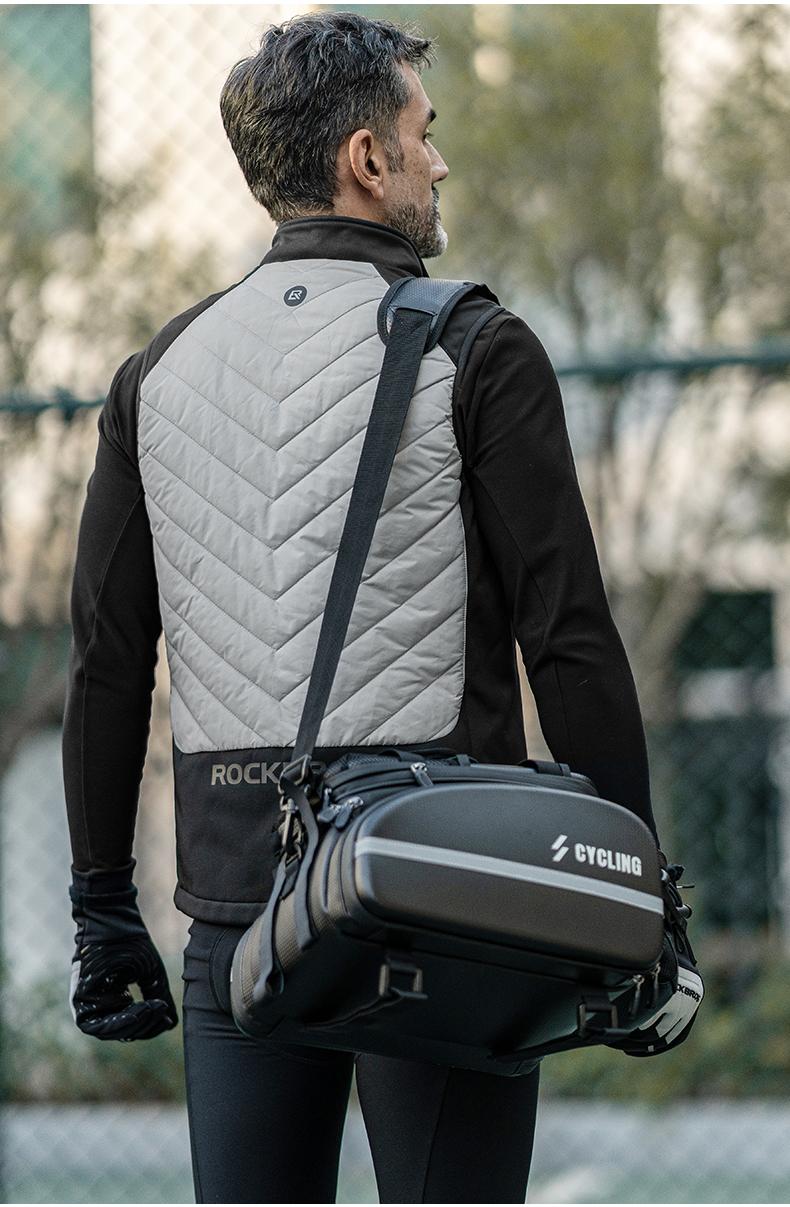 ROCKBROS Heated Vest for Men and Women,Smart Electric Heating Vest Rechargeable,Battery Not Included