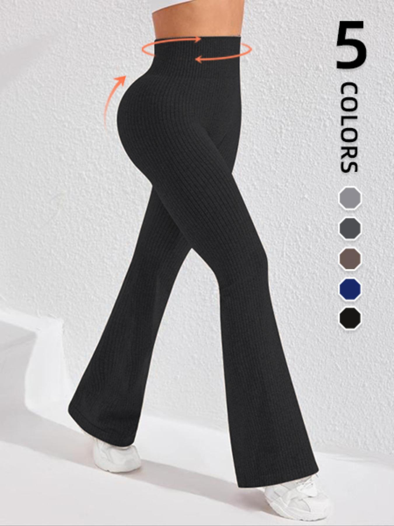 Women's Sporty, Casual Comfortable Breathable Tight Fit Pants, Skinny Yoga Bottoms, Ideal for Yoga Gym Running, All-Season Women's Sports Wear