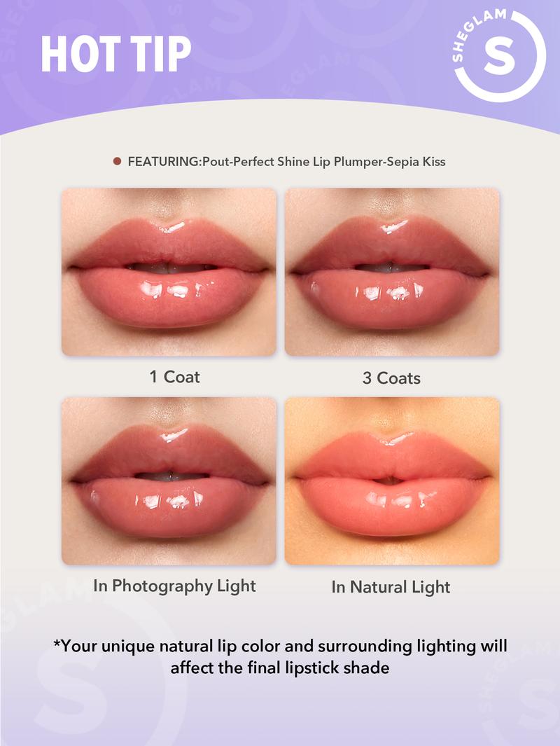 SHEGLAM Lip Rules Liner & Gloss Pen-Play Fair Makeup Lipliner