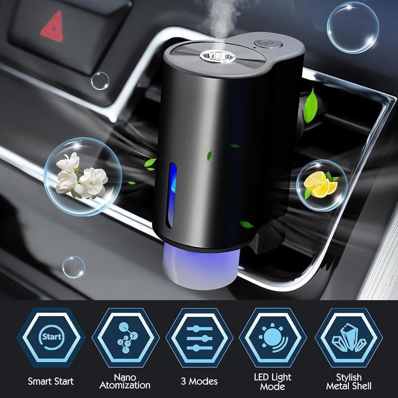 Smart Car Air Diffuser, Car Air Freshener, Car Essential Oil Diffuser, Humidifier Car Air Freshener, Car Electrical Appliances  Christmas gift Birthday Gift New Year gift Valentine's Day gift Winter gift