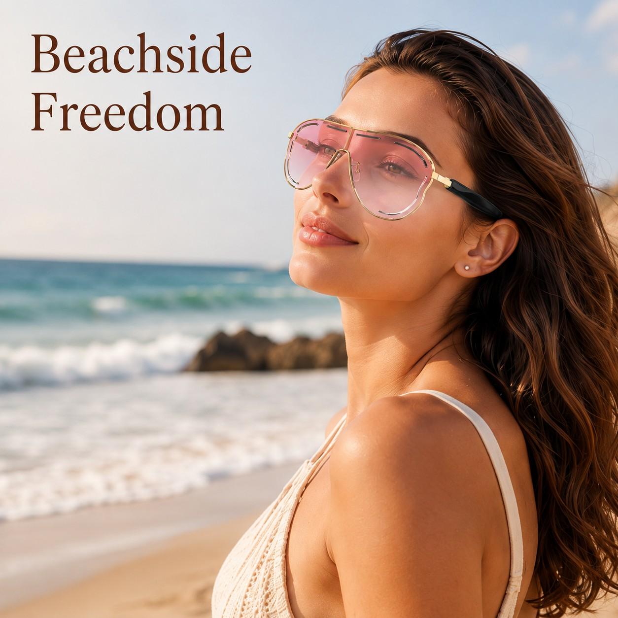 AI Bluetooth smart glasses, Multifunctional smart glasses, supporting translation of multiple language apps, in ear automatic detection switch, sun protection sunglasses, sweat proof, suitable for travel, navigation, meetings, business
