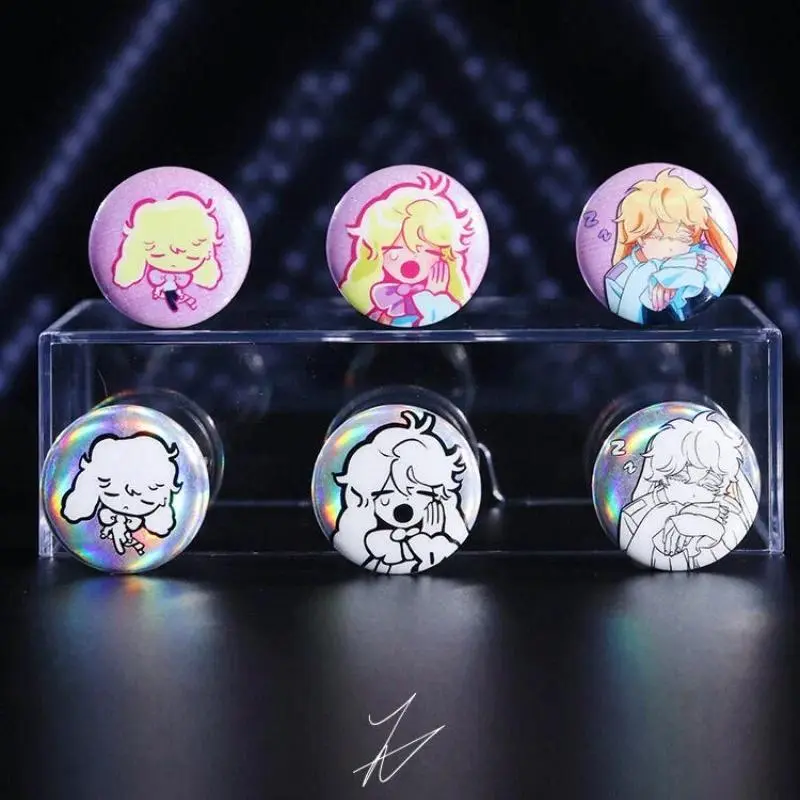 Alien Stage Original Rabbit Series Badge & Bean Set Blind Box Anime Peripheral Decoration Collectible Toy Surprise Gifts
