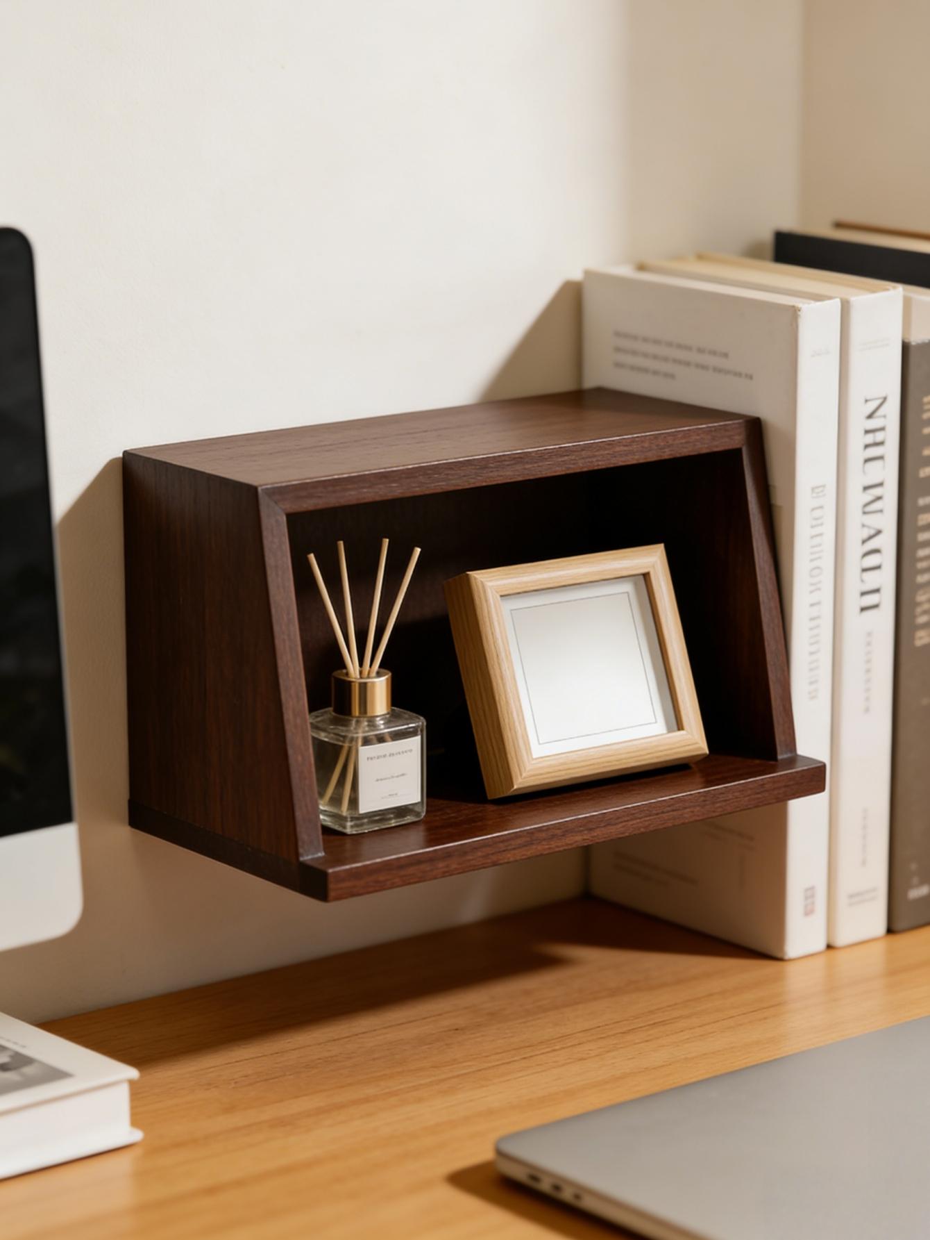 Wooden Photo Frame Stand DIY Simple Living Room Bedroom Decor Wall Hanging Picture Frame Hollow Out Art Display Piece