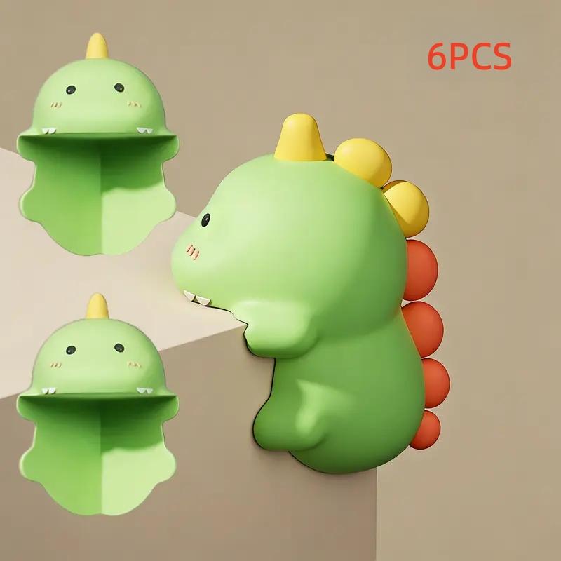 2/6PCS Cartoon animal-shaped baby corner protectors provide effective cushioning and reduce the risk of collisions.Suitable for various furniture, made of thickened PVC material, they can protect coffee tables, bedside tables, dressing tables, sinks, etc.