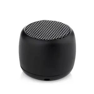 Mini Bluetooth-compatible Small Speaker Portable Intelligent One Drag Two Small Steel Cannon Metal Wireless Sound Subwoofer