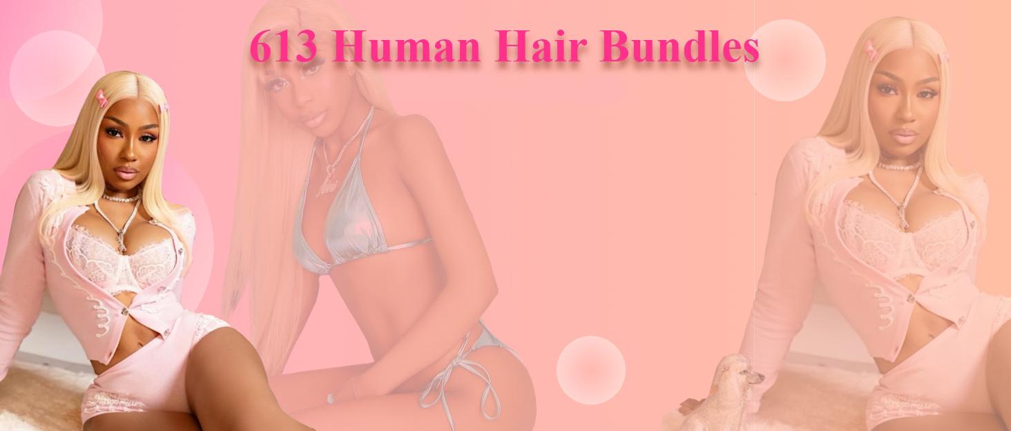 613 Honey Blonde Body Wave Bundles 16A Grade , Brazilian Virgin Human Hair Weave, Tight Double Weft Anti Shedding Unprocessed Real Human Hair 1 Bundle