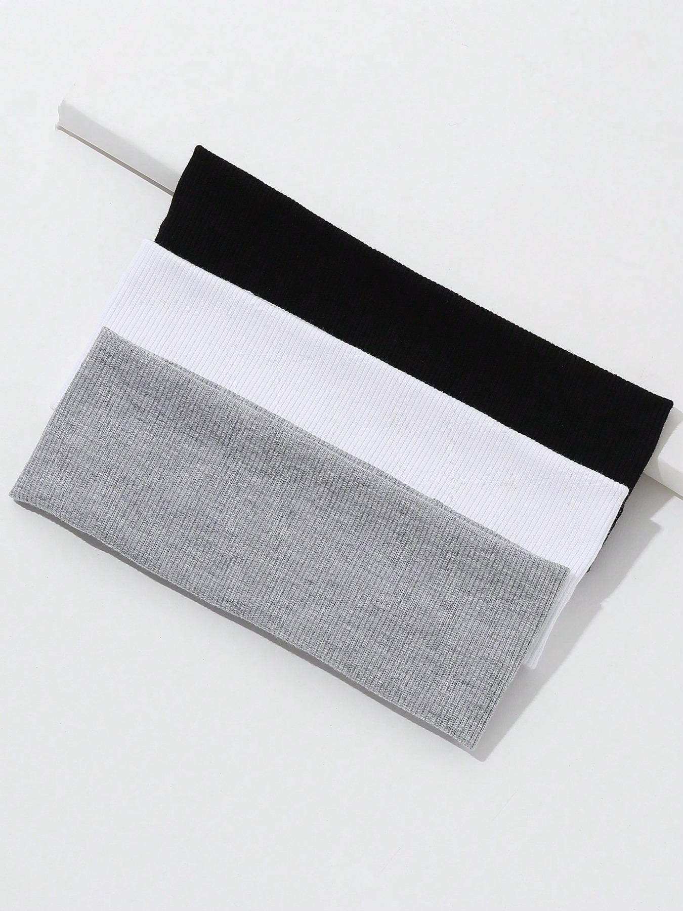 8pcs Solid Color Breathable Moisture-Wicking Sports Headbands, Suitable for Gym, Running and Daily Wear, Sweat-Absorbing Hairbands, Elastic Headbands, Training Fitness Sweatbands