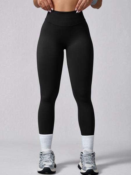 Women's High Waist Tight-Fitting Peach Butt Shaping Yoga Pants, Soft Skin-Friendly Long Workout Tights, Gym Fitness Leggings for All Seasons, Perfect for Gym Running Hiking