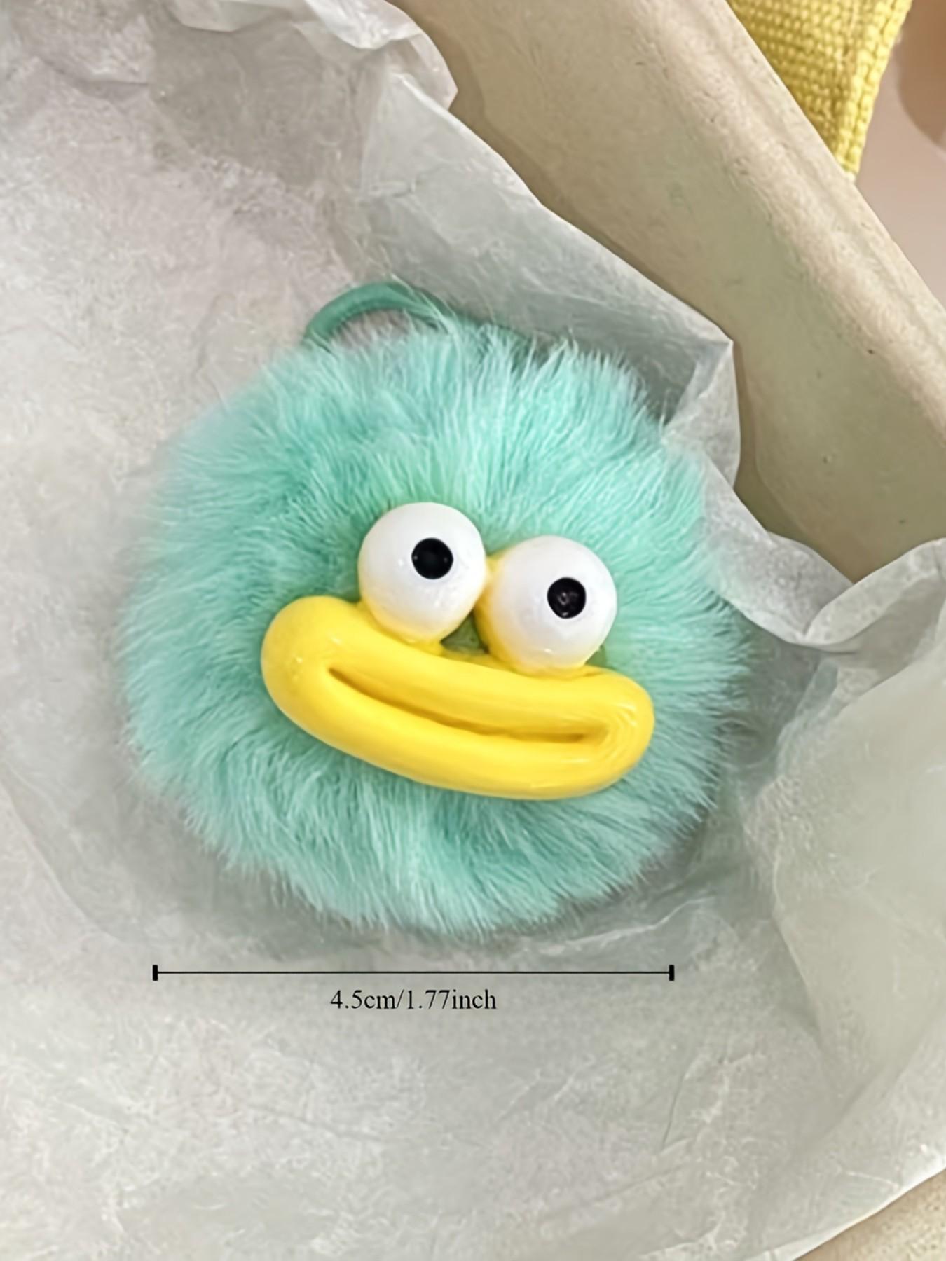 6pcs Cute Cartoon Sausage Plush Keychains, Multifunctional Car & Bag Decor, Daily Wear, Gift for Friends & Family, All over Print