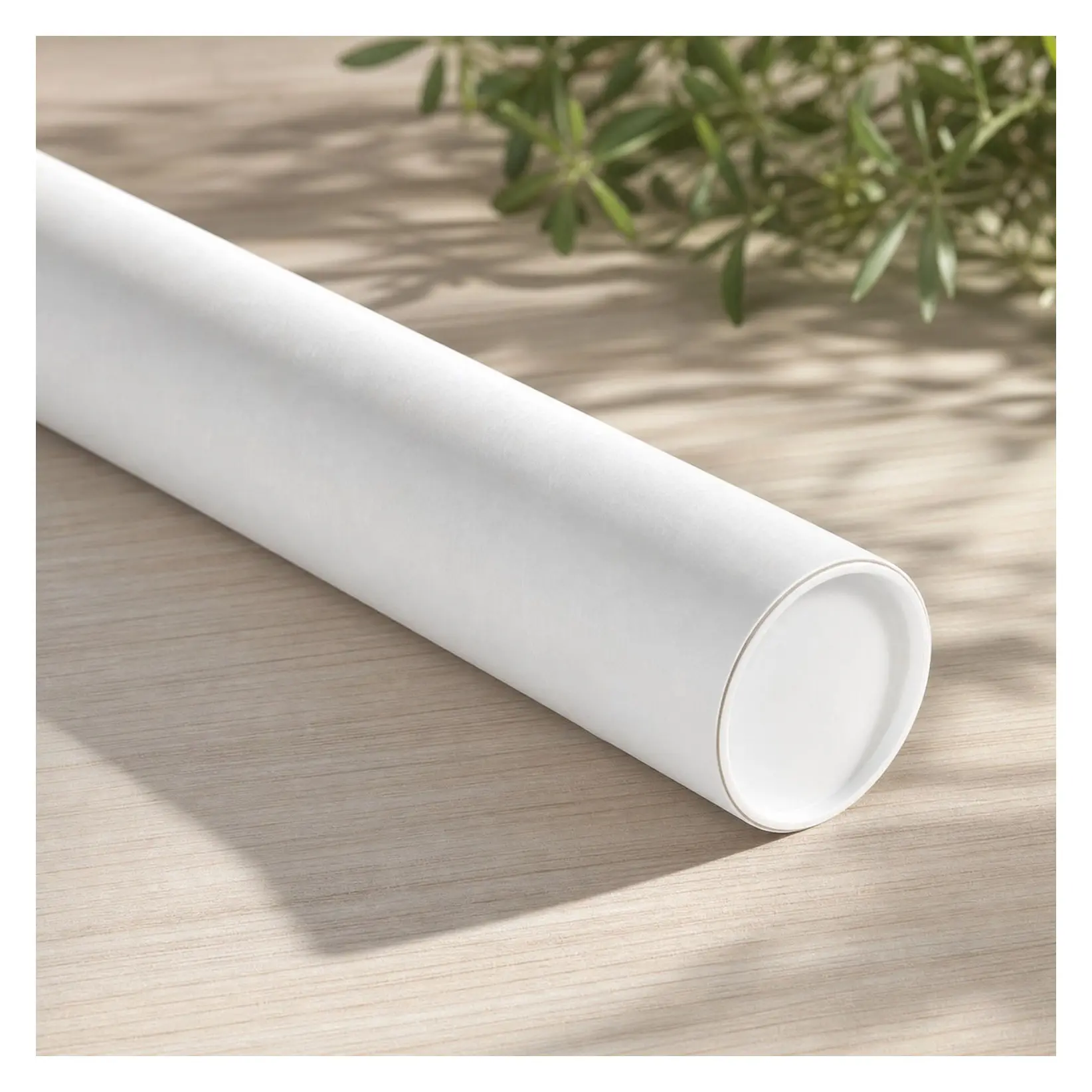 Cardboard Tubes with Caps, 18"L x 3"W x 3"H, Pack of 24 | Poster Tube for Mailing and Storage of Blueprints, Artwork, Crafts, Long Art HolderGift