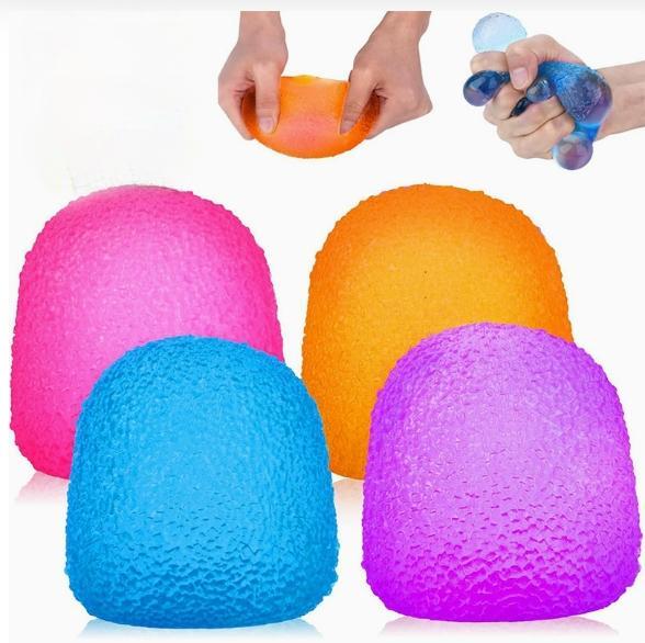 Transparent maltose stress-relief squeeze toy, soft toy, sensory toy for relieving anxiety and stress, a perfect holiday gift for children and adults, made of soft TPR material