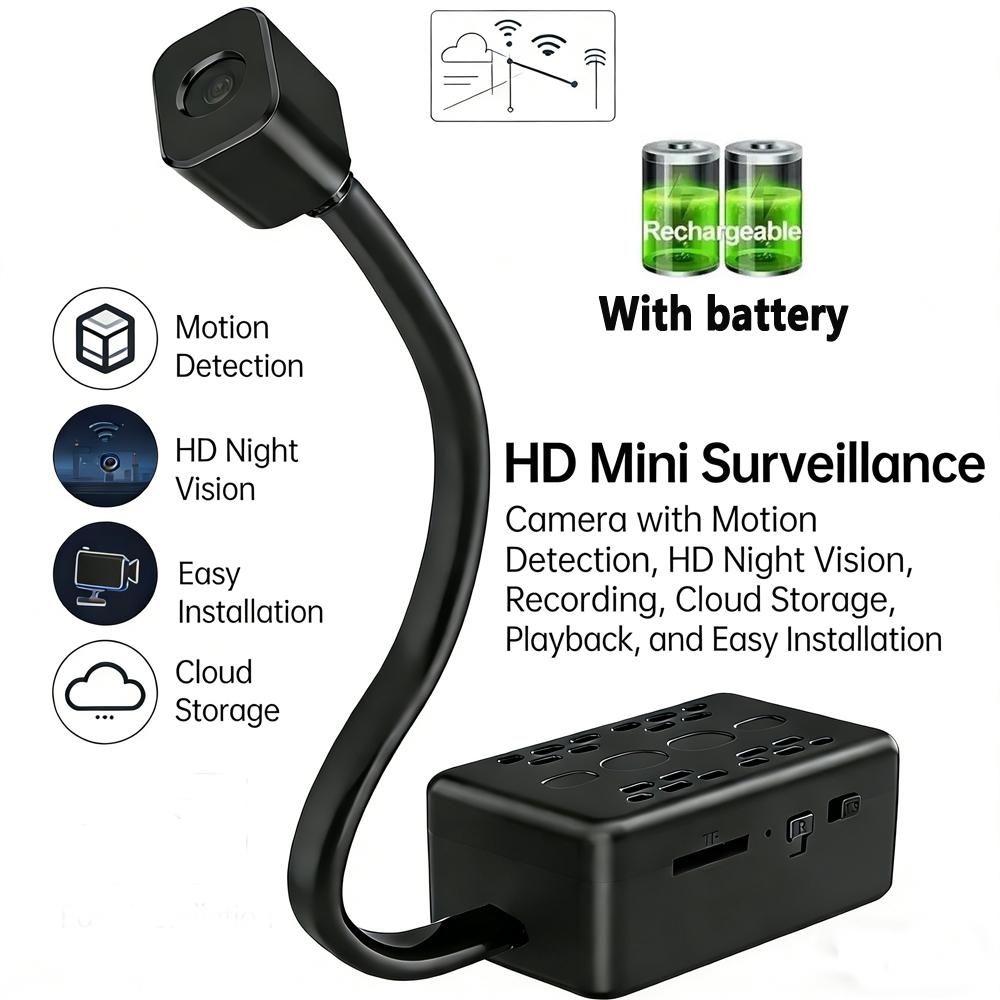 Smart Net Camera HD 2K V380 Pro Smart Camera HD Wireless Wifi Camera Large Capacity Battery 2000mAh USB Portable Home Security Camcorder V11