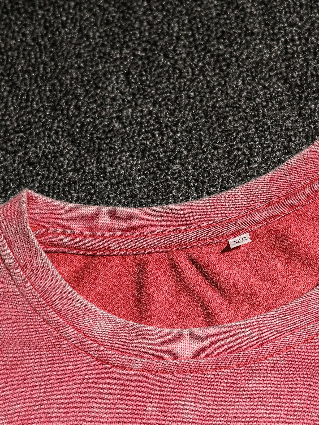 Summer women's suit with leopard and cherry pattern print, comfortable cotton, Breathable, vintage Y2k suitable for outdoor leisure, punk style round neck washed cotton Fitted T-shirt and shorts two-piece suit