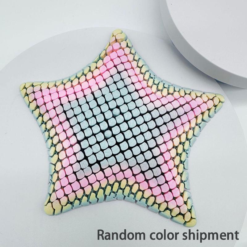 Christmas Gift,3D Printed Starfish Ocean Animal Figurine, Kids Toy Bulk Gift, Jointed Bendable Stress Relief Toy, Fidget Relief, Christmas Present