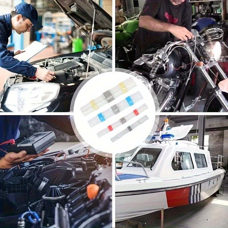 80pcs Weld Ring Heat Shrink Terminals, Equipment Connection Heat Shrink Tube, Insulated Wire Connector Terminal Set