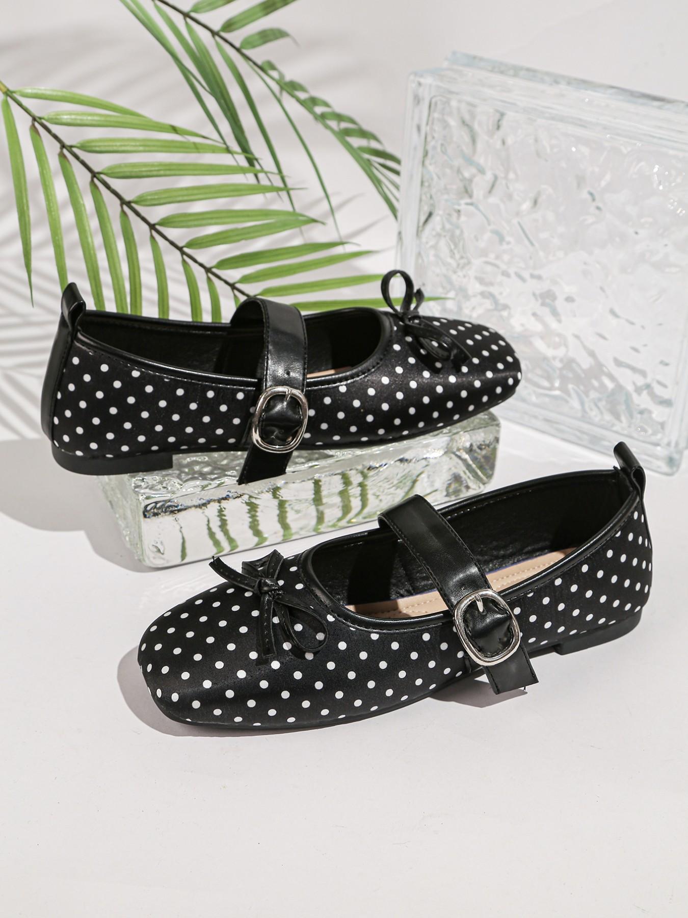 2026 New Polka Dot Mary Jane Shoes, Vintage Versatile, Soft Sole Comfortable, All Seasons Wearable