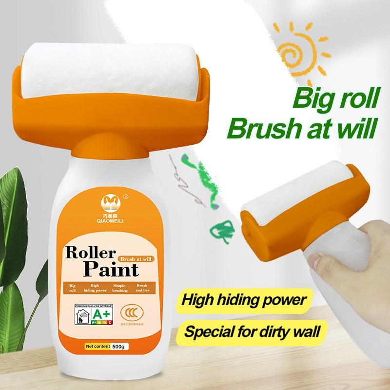 Reusable Wall Paint Roller, Easy-To-Use Water-Based Formula, Quickly Covers Wall Stains and Marks, Home Repair Paint