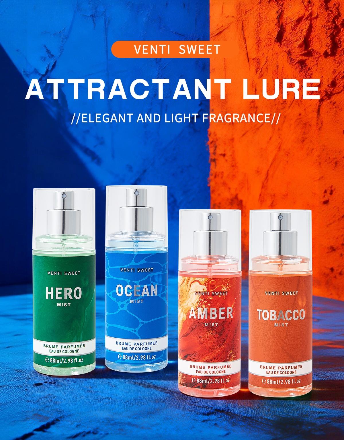 1pc 88ml Women's Men's Perfume | Hero, Ocean, Amber  Long-lasting Eau de Parfum | Blending fresh, woody and musky elements | Affordable luxury body spray, suitable for daily wear, date nights and as a gift | Fashionable aromatherapy spray, the