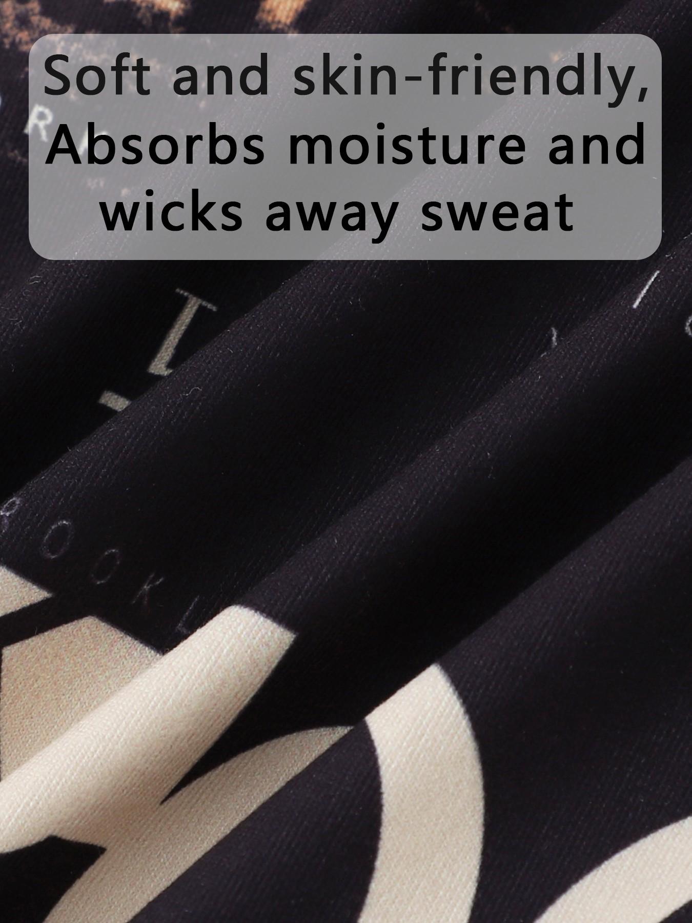 Black gold trendy men's belt-style underwear, personalized letter printed breathable underwear, full of handsomeness