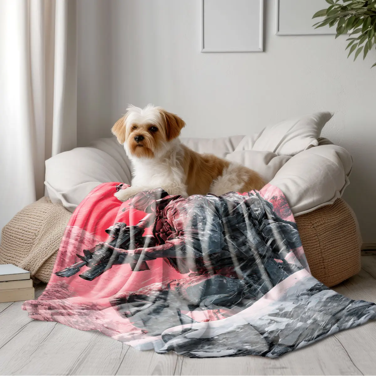 Soft Camouflage Fleece Blanket, Warm and Comfortable, Ideal for Bed, Sofa, Office, Camping, Travel, Gift