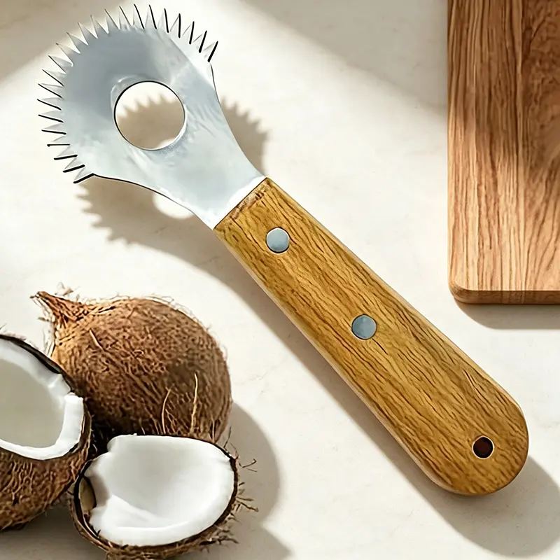 Manual Coconut Shredder Coconut Scraper Household Efficient Coconut Meat Shredding & Scooping Tool Coconut Flakes Making Gadget