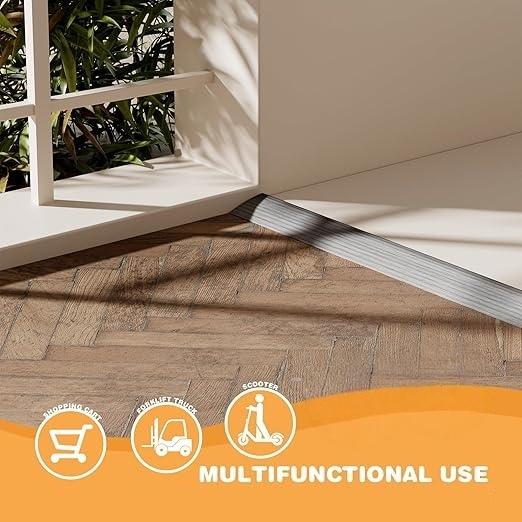 Height 20Mm~23Mm Self-Adhesive Threshold Ramp Carpet Edges Strip, Door Edges Decorative Strip, Self-Adhesive Pvc Threshold Protector, Suitable For Carpet, Flooring, And Tile Door Threshold Ramps