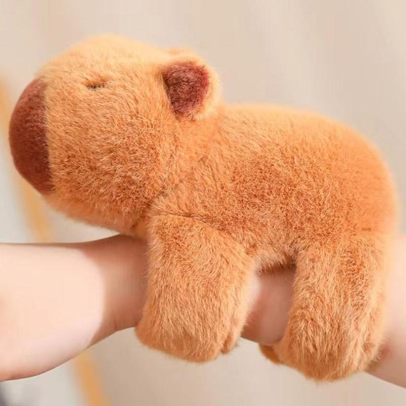 Cute Capybara Stuffed Animal Plush Toy with Turtle Backpack, 1 Count Capybara Snap Ring, Perfect for Birthday, Festival, Ideal Gifts & Home Decor Accessories