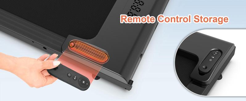 Lichico/Yrun Compact 2-in-1 Under Desk Treadmill,Portable Folding Electric Walking Treadmill with 2.5-3.0HP Brushless Motor,Spacious Running Area,Ideal for Home and Office Use