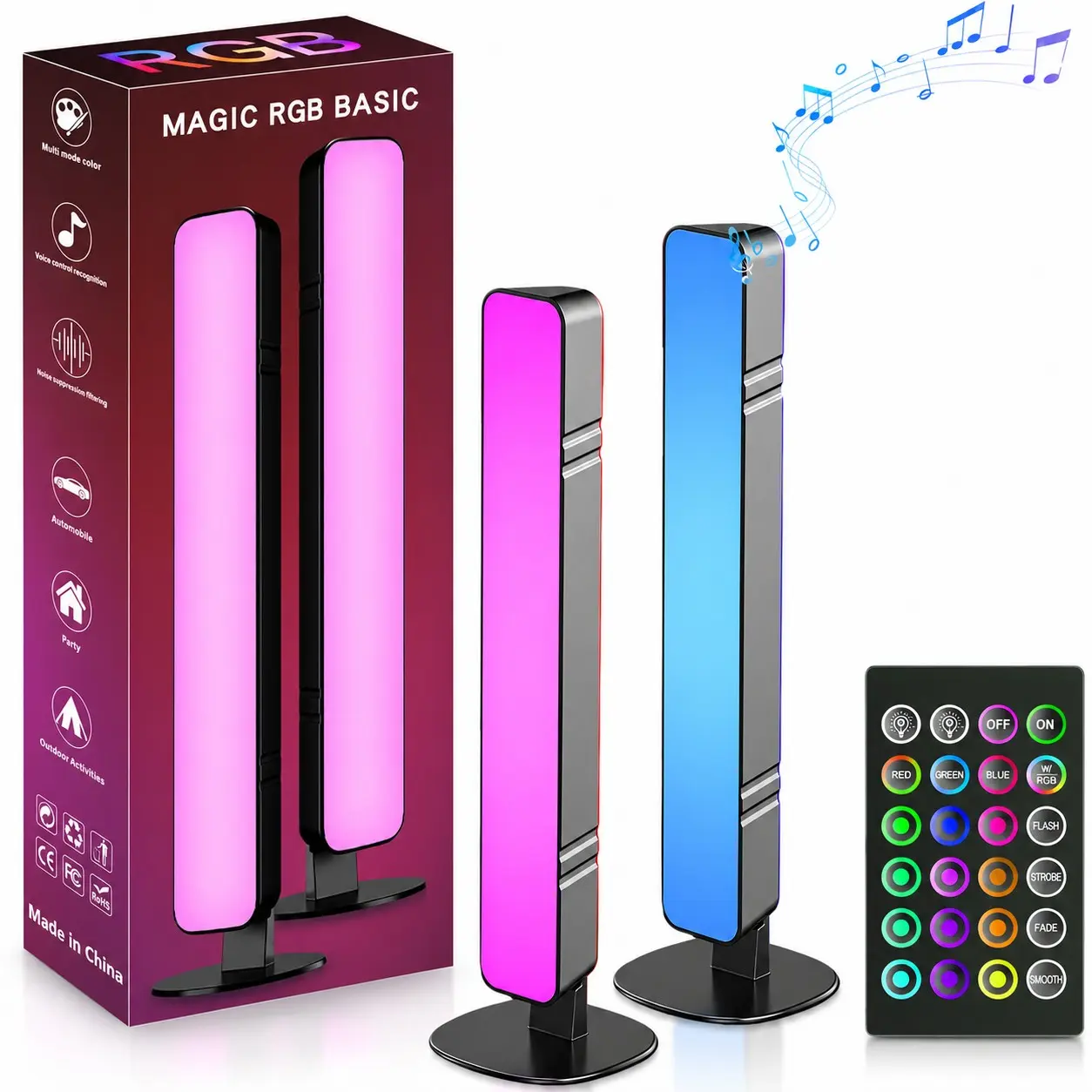 USB Desktop RGB Atmosphere Light, Gaming Computer Sound Pickup Lamp, LED Color-Changing TV Backlight, Holiday Gift for Room Decoration, Ambient Decoration Lamp, Ambient Night Lights, Adjustable Light Modes, Decorative Atmosphere Lighting
