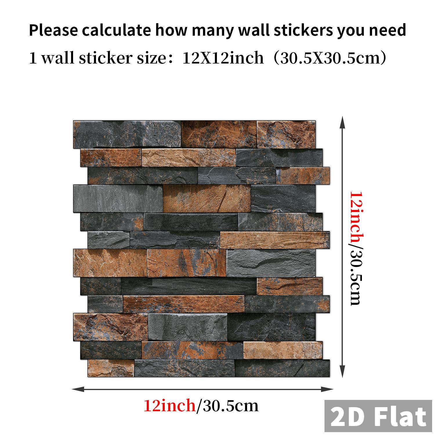 8/16pcs Brick Pattern Marble Backsplash Peel & Stick Wallpaper - Waterproof, Oil-Resistant,Ideal Choice For Kitchen And Bathroom Splash Proof Panels Peel And Stick Wallpaper Designs