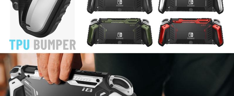 SUPCASE CASE for Nintendo Switch OLED Case 2021 Dockable Comfortable Grip protection Anti-Scratch Case Compatible with Nintendo Switch OLED Model and Joy-Con Controller handheld cover Gaming Stuff Game Peripherals