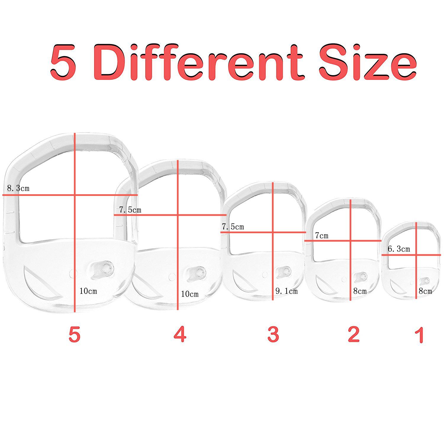 Men's Beard Styling Tools Set, 5-Piece Goat Beard Template, Full Beard Trimming Outline Care, Essential Grooming Accessories