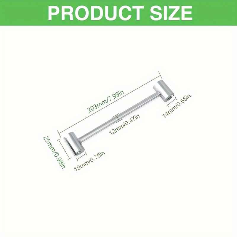 Multi-function hardware maintenance tool for door hinge adjusting wrench No disassembly adjuster Thickened metal material Comfortable and labor-saving handle Loose adjustment artifact for household doors and windows.