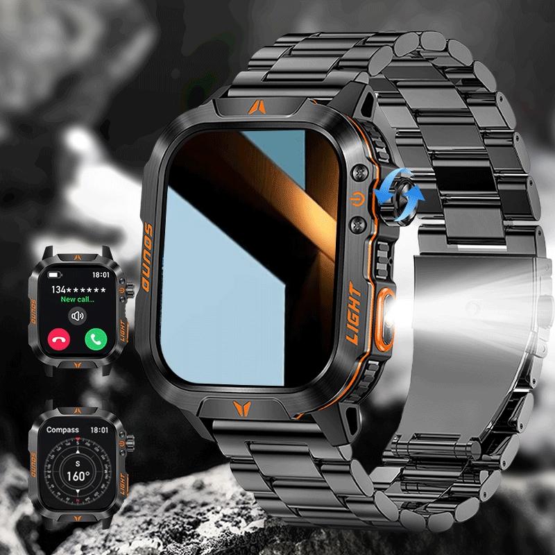 Multi-functional Smart Watch with Flashlight Compass, Fashionable Digital Watch with Heart Rate Monitoring & Sleep Tracking, Sports Watch with Multiple Sports Modes for Women & Men Multi-functional Smart Watch with Flashlight Compass, Fashionable Digital Watch with Heart Rate Monitoring & Sleep Tracking, Sports Watch with Multiple Sports Modes for Women & Men