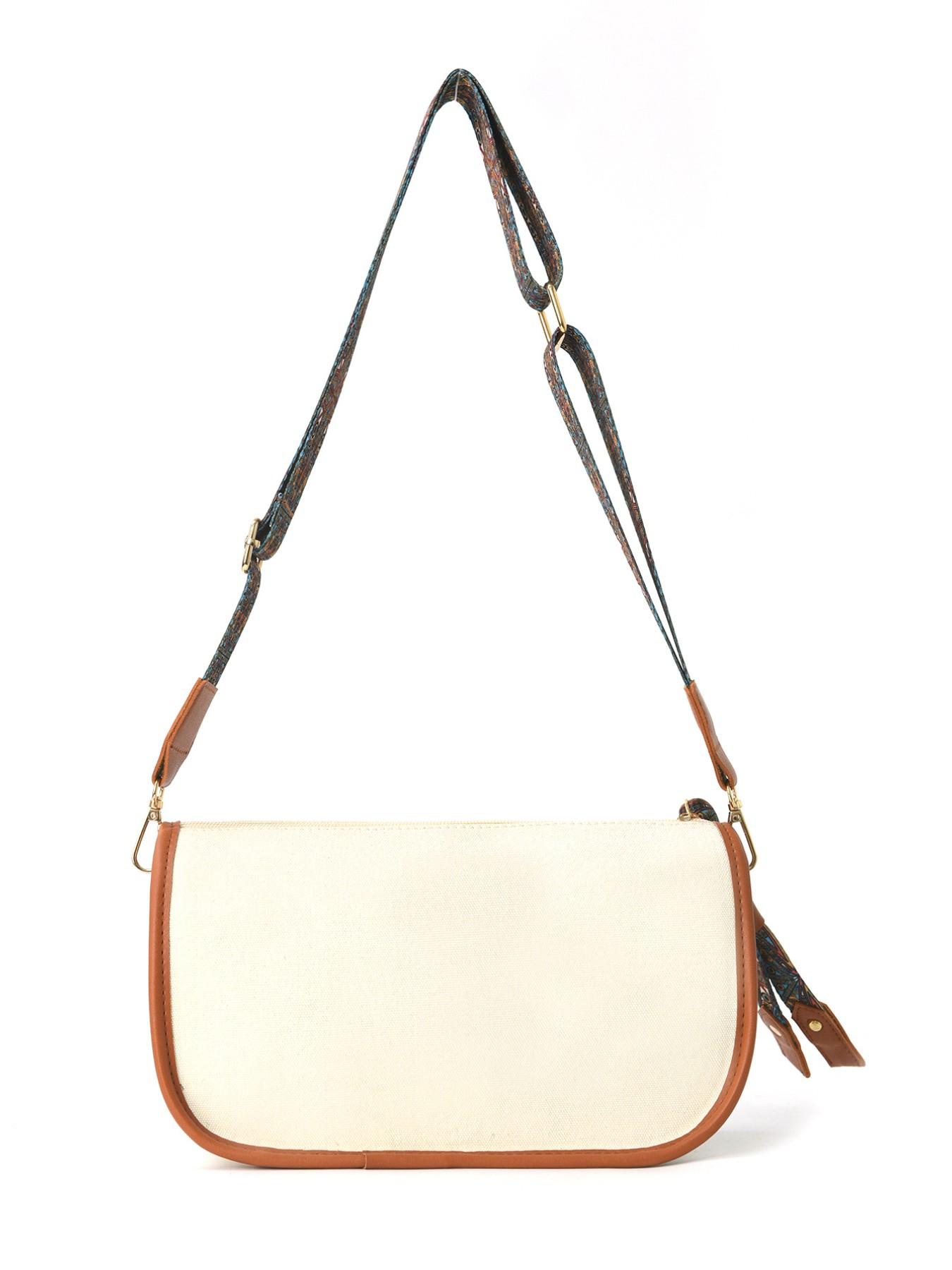 Large Capacity Patchwork Shoulder Bag, Hobo Bag for Commute, Women's Handbag, Crossbody Bag, Stylish and Practical Accessory