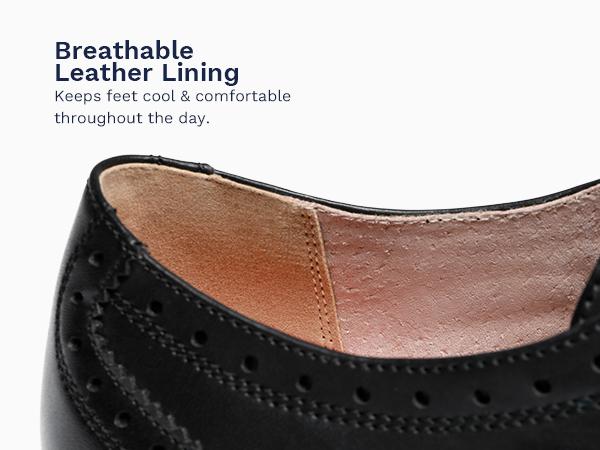 Bruno Marc Men's Sophisticated Wingtip Dress Shoes