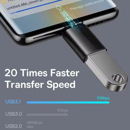 USB OTG Data Transfer Adapter Type C Female to USB Male Converter Fast Charging Adapter For Laptop Macbook Samsung