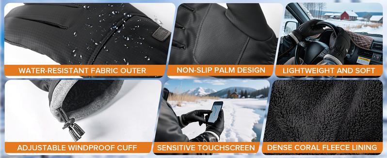 Viyawise Winter Waterproof Ski Snow Warm Gloves for Women Men, Windproof Cold Weather Thermal with Touchscreen Fingers, for Running Driving Cycling Hiking Biking Outdoor Sports Daily Work Viyawise Winter Waterproof Ski Snow Warm Gloves for Women Men, Windproof Cold Weather Thermal with Touchscreen Fingers, for Running Driving Cycling Hiking Biking Outdoor Sports Daily Work