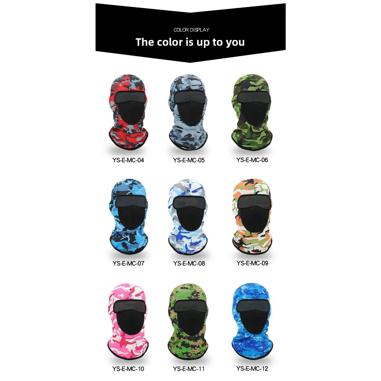 Ice silk printed hat, outdoor cycling hood, face mask, breathable liner, bicycle mask, hood hat Ice silk printed hat, outdoor cycling hood, face mask, breathable liner, bicycle mask, hood hat