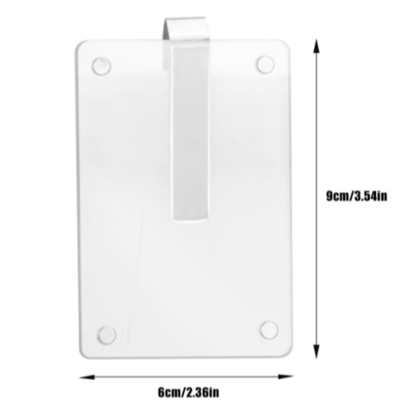 2‑Pack Car Sun Visor Photo Frame Clips Acrylic Random Colors Fits 6×9in Photos Customizable Car Decor Gift