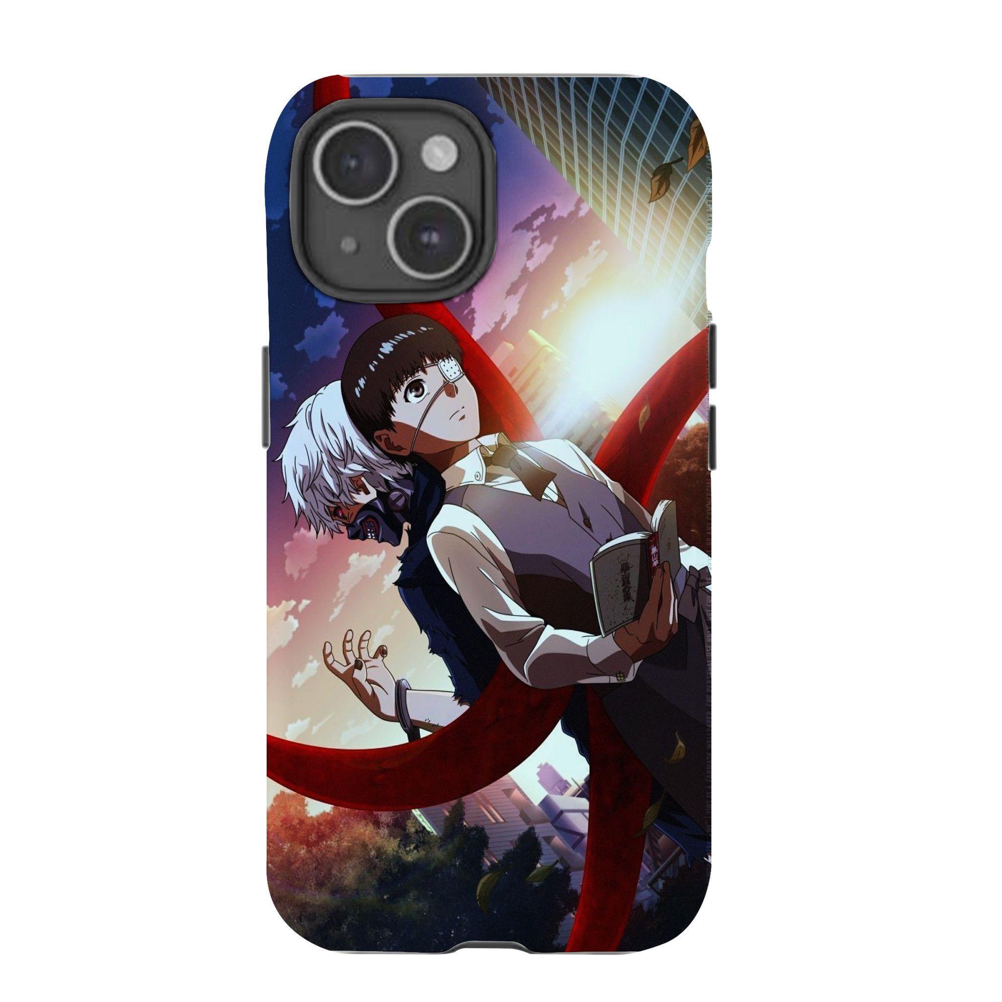 Tokyo Ghoul Double-layer durable phone Cases For iPhone 17 16 15 14 13 12 Promax Pro Plus, hard shell protection ,Unique design,best Gift