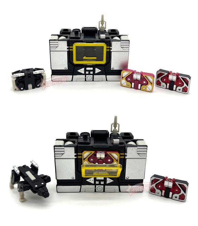 10cm Transformable Toy Shockwave Soundwave Powerglide Small Scale G1 Animated Robot Model Figurine Boy Gift