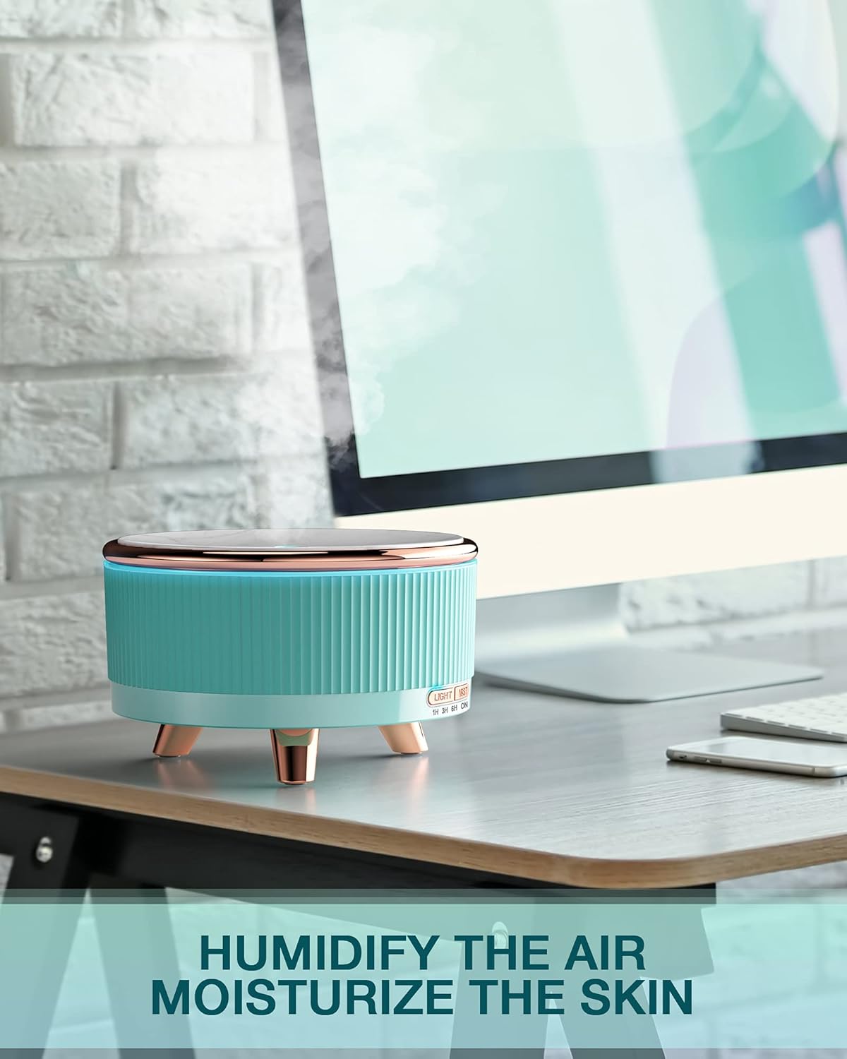 500ML Large Capacity Aromatherapy diffuser, Essential Oil Diffuser, Ultrasonic Aromatherapy Machine With 7 Color LED Lamp, With Remote Control, Cold Mist Humidifier, Timing Spray, Automatic Shutdown